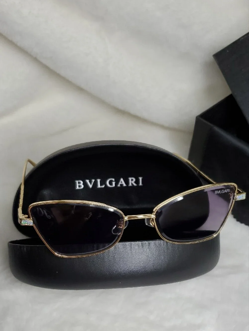 Gold Frame Sunglasses with Black Lenses Inspir@d Luxury Sunglasses